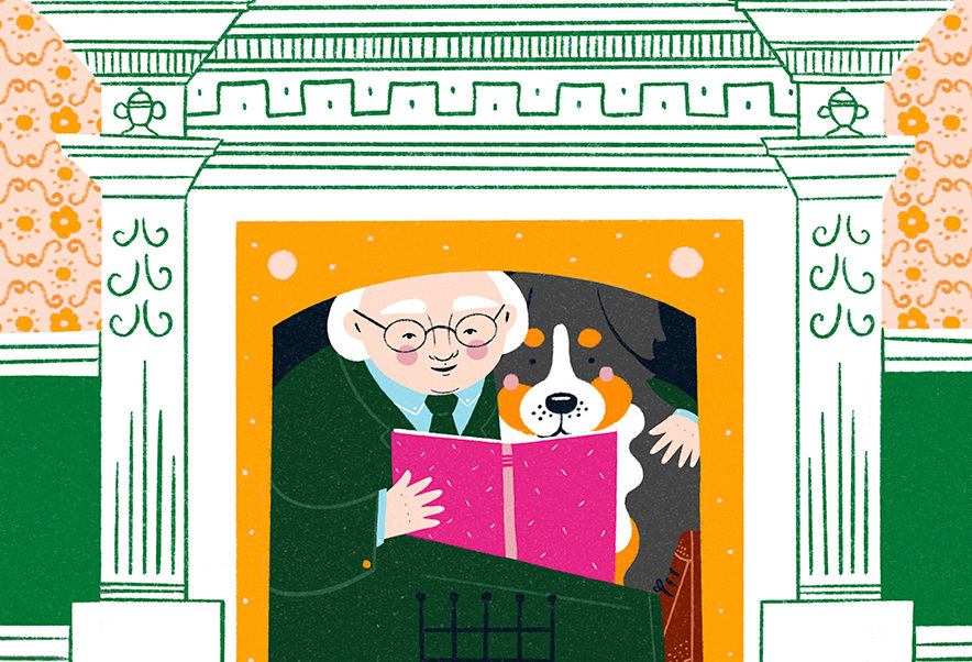 Squeeze in a read campaign for Libraries Ireland.